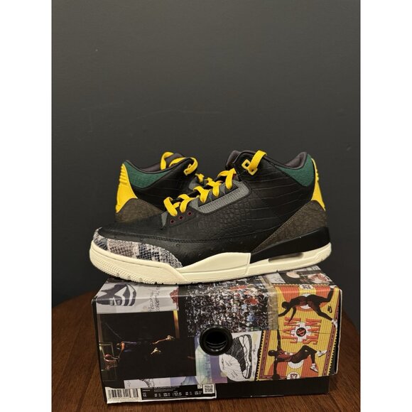 Nike Air Jordan 3 Retro SE Animal Instinct 2.0 Size 11 Men’s BlackSneaker